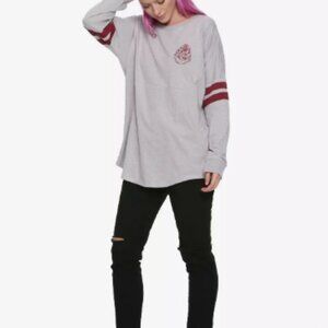 Harry Potter Hogwarts Dropped Shoulder Girls Long-Sleeve T-Shirt